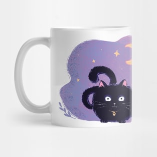 Nature Cat Scary Cat Funny Sarcastic Murderous Cat Outfit, Funny Black Cat Gift, Cat Lover Mom Gift Ideas Mug